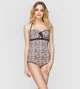 Купальник суцільний huit 8 Sarong Song 19 французький стильний без кісточок 80B Majestic violet (3417853704998) - зображення 2