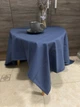 Скатерть однотонная с Тефлоновым покрытием хлопковая Водоотталкивающая 110х140 см Синяя - изображение 1