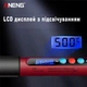 Комплект электрический паяльник ANENG SL103 60 Вт с регулировкой температуры 180-500 градусов - изображение 5