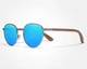 Женские поляризационные солнцезащитные очки KINGSEVEN W5519 Blue - изображение 3