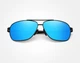 Мужские поляризационные солнцезащитные очки KINGSEVEN N7188 Black Blue - изображение 4