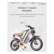 Електровелосипед Coswheel GT20 (750 Вт, 48 В, 25 А/год), колеса 20", сірий - зображення 6
