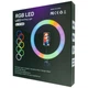 Кольцевая LED лампа RGB MJ-26, 200 диодов, 26 см (Черный) - изображение 2