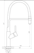 Смеситель для кухни Globus Lux DENVER Flex GDF-32-11-01 графит - изображение 6