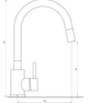 Смеситель для кухни Globus Lux Alpen SBT1-203SG - изображение 6