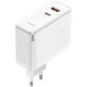 Мережевий зарядний (СЗУ) Baseus GaN5 Pro Type-C+USB 100W EU (CCGP09020) Білий - зображення 2