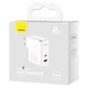Мережевий зарядний (СЗУ) Baseus GaN5 Pro Type-C+USB 100W EU (CCGP09020) Білий - зображення 5