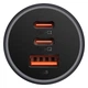 АЗУ Baseus Golden Contactor Pro Triple USB+Type-C+Type-C 65W (CGJP010013) (Dark Gray) - зображення 4