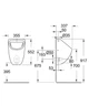 Писсуар подвесной GROHE Bau Ceramic белый c наружным подводом воды 39439000 - изображение 2