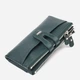 Кошелек женский кожаный для карточек Canpellini leather-21633 Зеленый - изображение 1