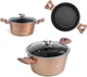 Кастрюля Berlinger Haus Rose Gold 2.5л с крышкой, индукционная с антипригарным покрытием - изображение 3