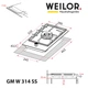 Варильна поверхня газова weilor gm w 314 ss - зображення 10