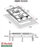 Газовая варочная поверхность Perfelli hgm 31424 iv - изображение 10