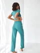Пижама (топ + штаны) женская BARWA garments 0326/280 L Бирюзовая (2113262803840) - изображение 6