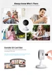 Беспроводная WiFi камера видеонаблюдения Smart Net Camera Tuya Q16 Full HD видеоняня с датчиком движения и звука, ночная сьемка - изображение 10