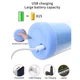 Комплект портативный блендер бутылка A-plus Mini Juice 380 ML для приготовления смузи, коктейлей USB Голубой + Кухонные весы - изображение 3