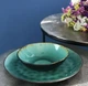 Салатник Olens "GREEN LAGUNA" 17*5 см кераміка кругла блакитна - зображення 1