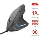 Миша комп'ютерна Trust Verto Ergo Mouse 22885 1600dpi дротова/вертикальна Чорний - зображення 6