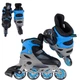 Раздвижные ролики Best Roller 30093-L, размер 38-42, синие, светящиеся колеса - изображение 2
