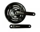 Шатун TY-301 48/38/28T, 175 мм, с защитой, черный, для 3x7/3x8 скоростей, Shimano - изображение 1
