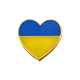 Значок металевий Серце прапор Україна VTS - изображение 5