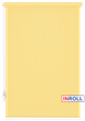 Ролета тканевая INROLL Есо-Mini 42,5х185 см Camila Светло-желтый A606 - изображение 1