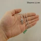 Комплект серебряная цепочка и крестик черненая 50 см 3743+1055/7.5/50 - изображение 4