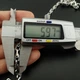 Серебряная цепочка мужская толстая якорная козацкий бит черненая 60 см 1054/66/60 - изображение 5