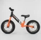 Велобег Corso Speed Sport 24846 надувные колеса 12" подшипник черно-оранжевый - изображение 3