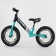 Беговел Corso Speed Sport 88671 надувные колеса 12" подшипник черно-бирюзовый - изображение 3