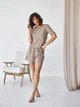 Пижама (футболка + шорты) женская BARWA garments 0315/313 M Капучино (2113153132653) - изображение 12