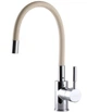Змішувач для кухні Globus Lux LAZER GLLR-0203S-BEIGE гнучкий вилив беж - зображення 6