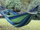 Одноместный гамак WCG SUMMER XL 200х100 Зеленый с планкой без стоек - изображение 4