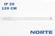 Линейный светильник 52W 1200мм 6500К ІР20 NORTE 1330-NLP-1 - изображение 4