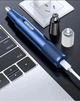 Тример для носа та вух Nose hair trimmer YD-555 на акумуляторі з USB зарядкою синій - зображення 2
