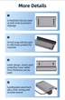 Док-станція Rocoren 6в1 100W для Steam Deck|iPad|Android (HDMI 4K/ Gigabit Ethernet/ 3хUSB 3.0/ USB-C 100W) - зображення 7