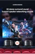 Портативна бездротова Bluetooth колонка Lenovo K30 thinkplus Bt 5.0 1200 mAh 5W Black(6973037702046) - зображення 3