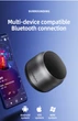 Портативна бездротова Bluetooth колонка Lenovo K30 thinkplus Bt 5.0 1200 mAh 5W Black(6973037702046) - зображення 7