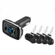 Система контролю тиску в шинах TPMS РК USB TP620, внутрішні датчики. Вимірювання тиску в колесах контроль стійкості автомобіля на дорозі. - изображение 6