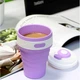 Стакан складной 350 мл, Silicon Magic Cup, Фиолетовый - изображение 8
