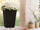 Горшок для цветов Keter Rattan Planter small коричневый (17192300) - изображение 4