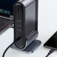 Док-станция USB3.2 Type-C Baseus CAHUB-DG0G 3xHDMI/2xUSB-C/5xUSB/RJ45/SD/TRRS 3.5mm/PD 100W БП 16 in 1 - изображение 14