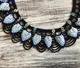 Кольє в техніці Сарагуро із чеського бісеру HatynkaUA Necklace намисто ручної роботи до вишиванки (SUN999_33) - зображення 3