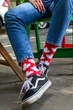 Носки Unisex Neseli Daily Флаг Канады, Красные 36-45р. - изображение 3