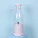 Портативный блендер бутылка A-plus Mini Juice 380 ML для приготовления смузи, коктейлей USB Белый - изображение 5