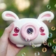 Детский фотоаппарат-генератор Bubble Camera для мыльных пузырей Зайчик - изображение 1