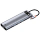 Перехідник HUB Baseus Metal Gleam Series 11-in-1 Multifunctional Type-C (CAHUB-CT0G) Space Gray - зображення 2