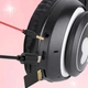 Детский беспроводные Bluetooth-наушники Cat Ear VZV-23M с ушками и LED-подсветкой Черный - изображение 3
