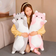 Мягкая игрушка обнимашка длинная Кот Батон. Розовый 70 - изображение 7