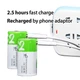 Комплект: 2 шт аккумулятор-батарейка тип C (R14) 1,5В - с разъемом TYPE-C Smartools 5000 mwh + кабель TYPE-C - изображение 7